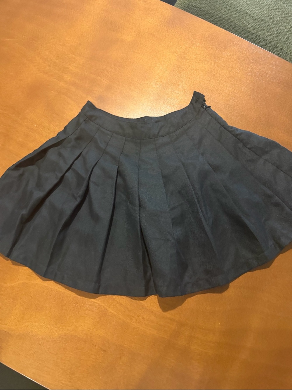 Forever 21 Black Circle Skater Mini Skirt